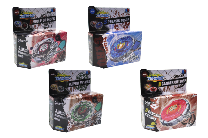 Ігровий набір BB701A "Бейблейд" 4 види, в коробці YG Toys