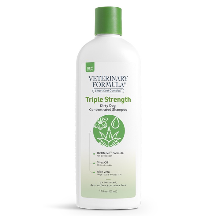 Шампунь брудовідштовхуючий для собак та котів Veterinary Formula Triple Strength, 503 мл