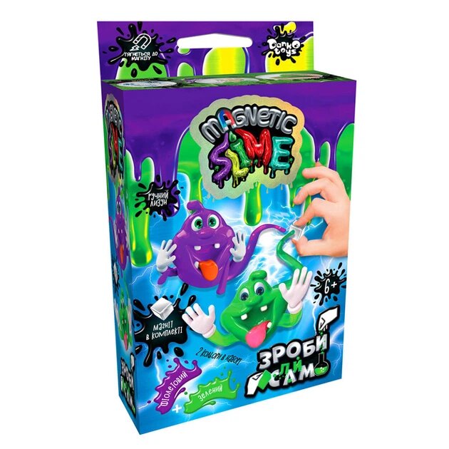 Набір для проведення дослідів Crazy Slime Magnetic міні SLM-Mg-02-01U,02U Різнокольоровий shop (2000996105558)