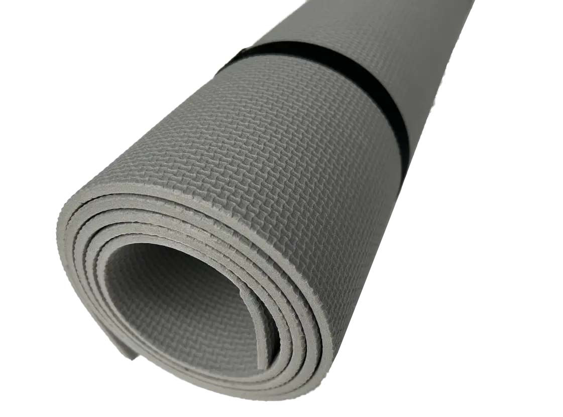 Килимок спортивний Eva Yoga М&M 1450х500х5 мм сірий (213745)