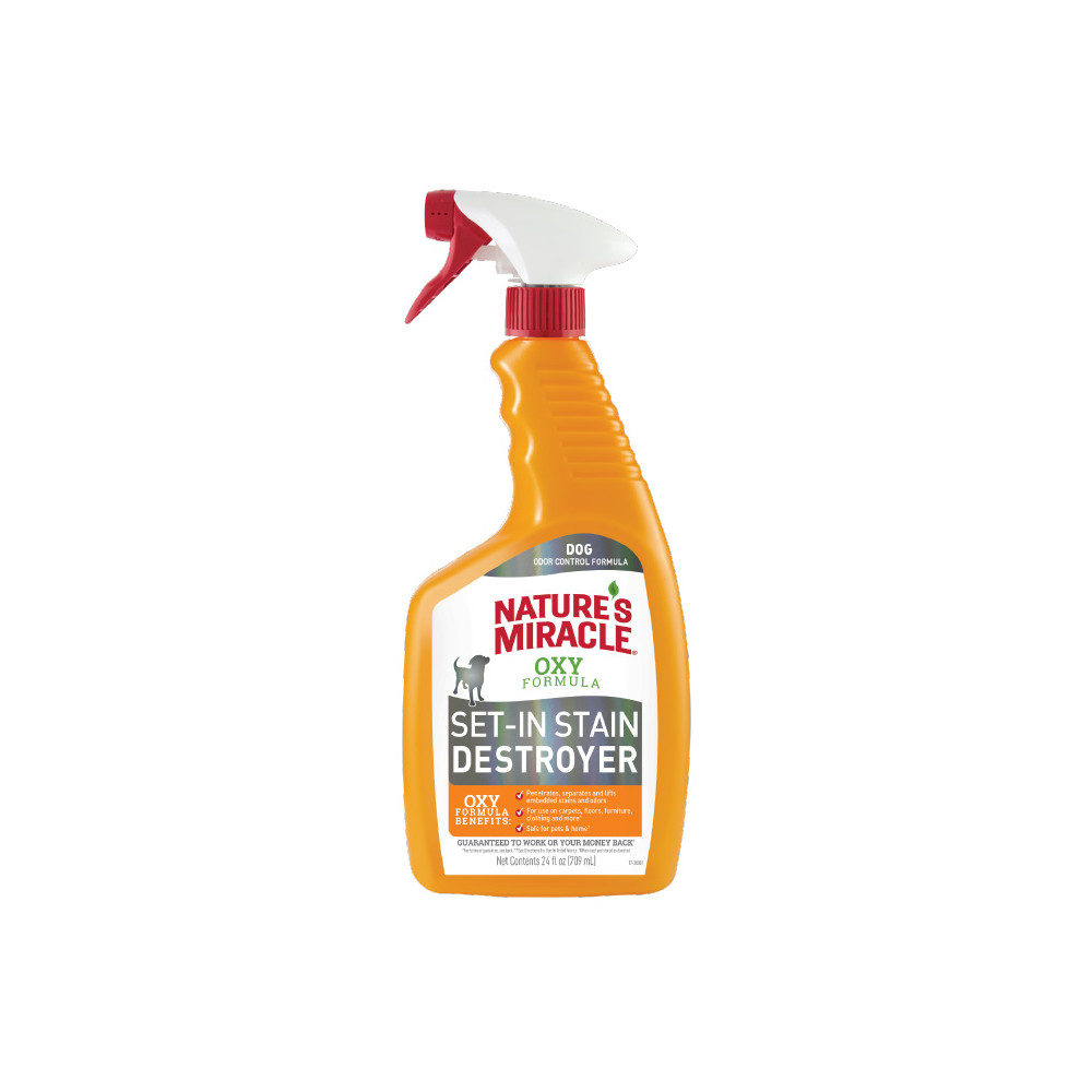 Засіб Nature’s Miracle Dog Orange Oxy Spray для усунення плям і запахів від собак 709 мл