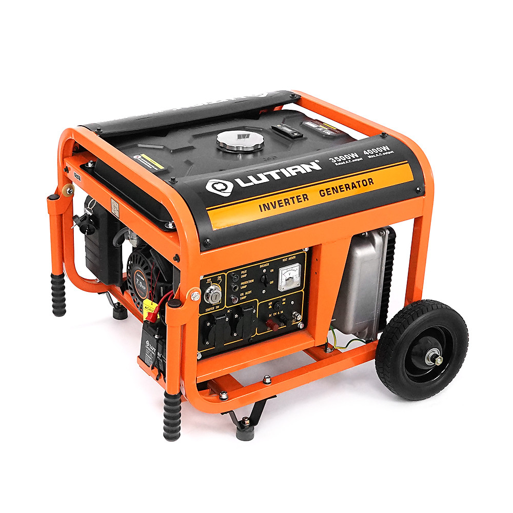 Генератор інверторний БЕНЗИНОВИЙ LUTIAN LT4500EI, 4,5KVA (3.5kW), однофазний, мотор LT170-F1 4-тактний, 1-циліндровий OHV, 220V,