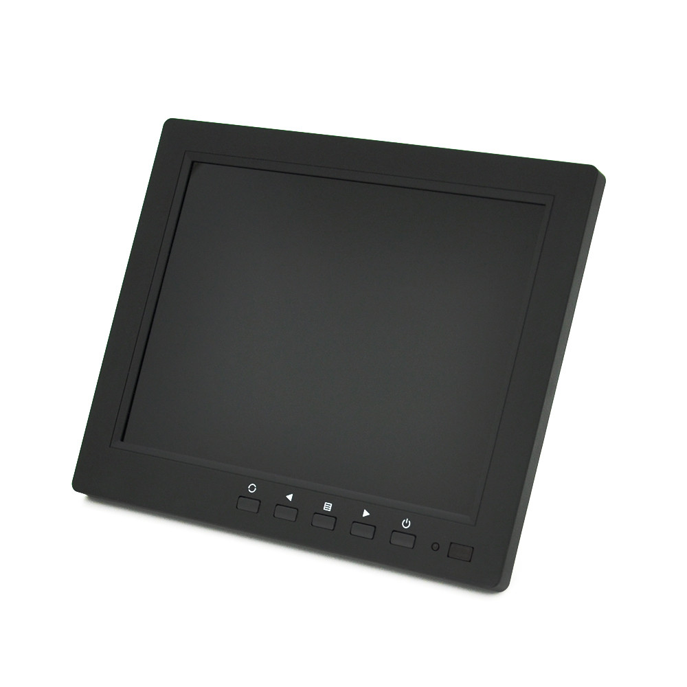 Монитор для видеонаблюдения TFT 8" 1024x768, угол обзора 360°, IPS, DC: 12V/1A, BOX