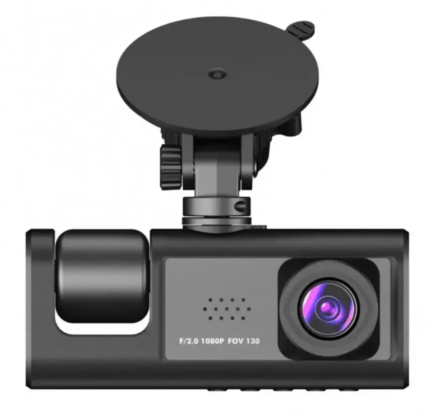 Видеорегистратор 3 камеры Full HD 1080 Traffic recorder Z37 • Автомобильный видеорегистратор с тремя камерами DVR S1